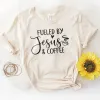 Fueled By Jesus And Coffee Tee sold by Faithful and Co.