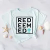 Redeemed Block Tee sold by Faithful and Co.