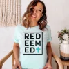 Redeemed Block Tee sold by Faithful and Co.