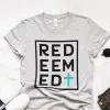 Redeemed Block Tee sold by Faithful and Co.