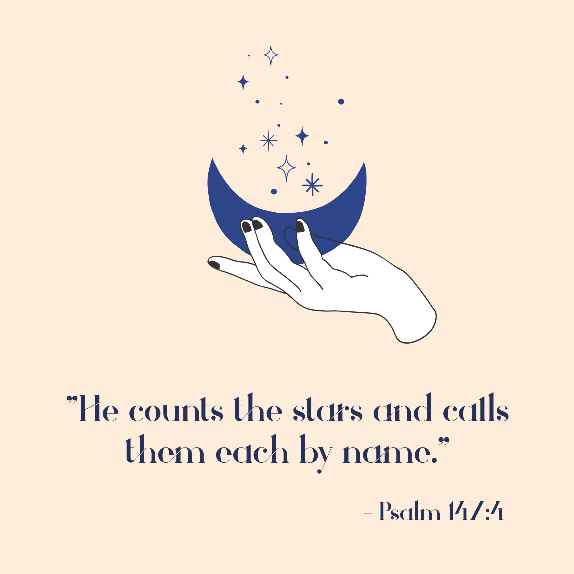 Psalm 147:4 Ring sold by Faithful and Co. product image thumbnail 2