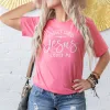 Forget Cupid Jesus Loves Me Tee sold by Faithful and Co.