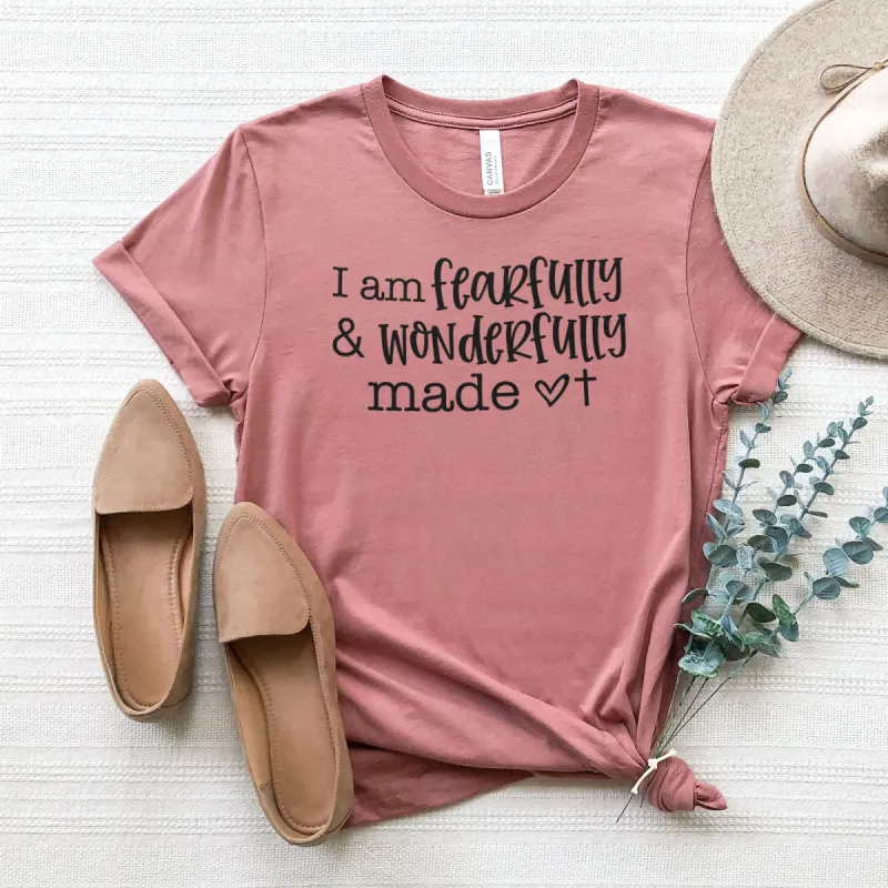 I Am Fearfully And Wonderfully Made Tee sold by Faithful and Co.