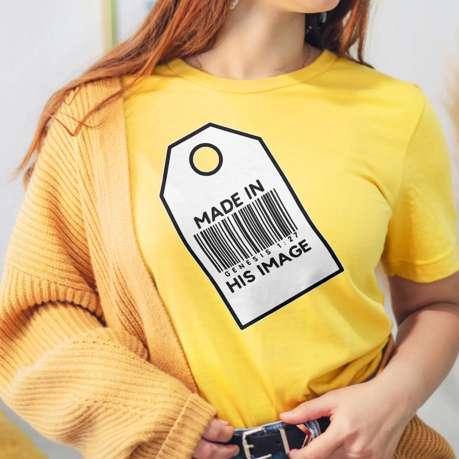 Made In His Image Tee sold by Faithful and Co. product image thumbnail 3