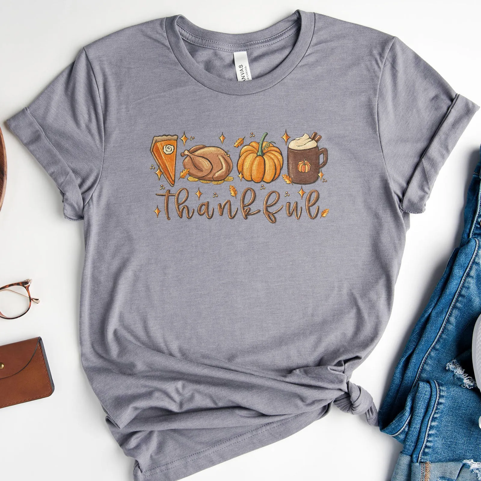 Thanksgiving Thankful Tee sold by Faithful and Co. product image thumbnail 5