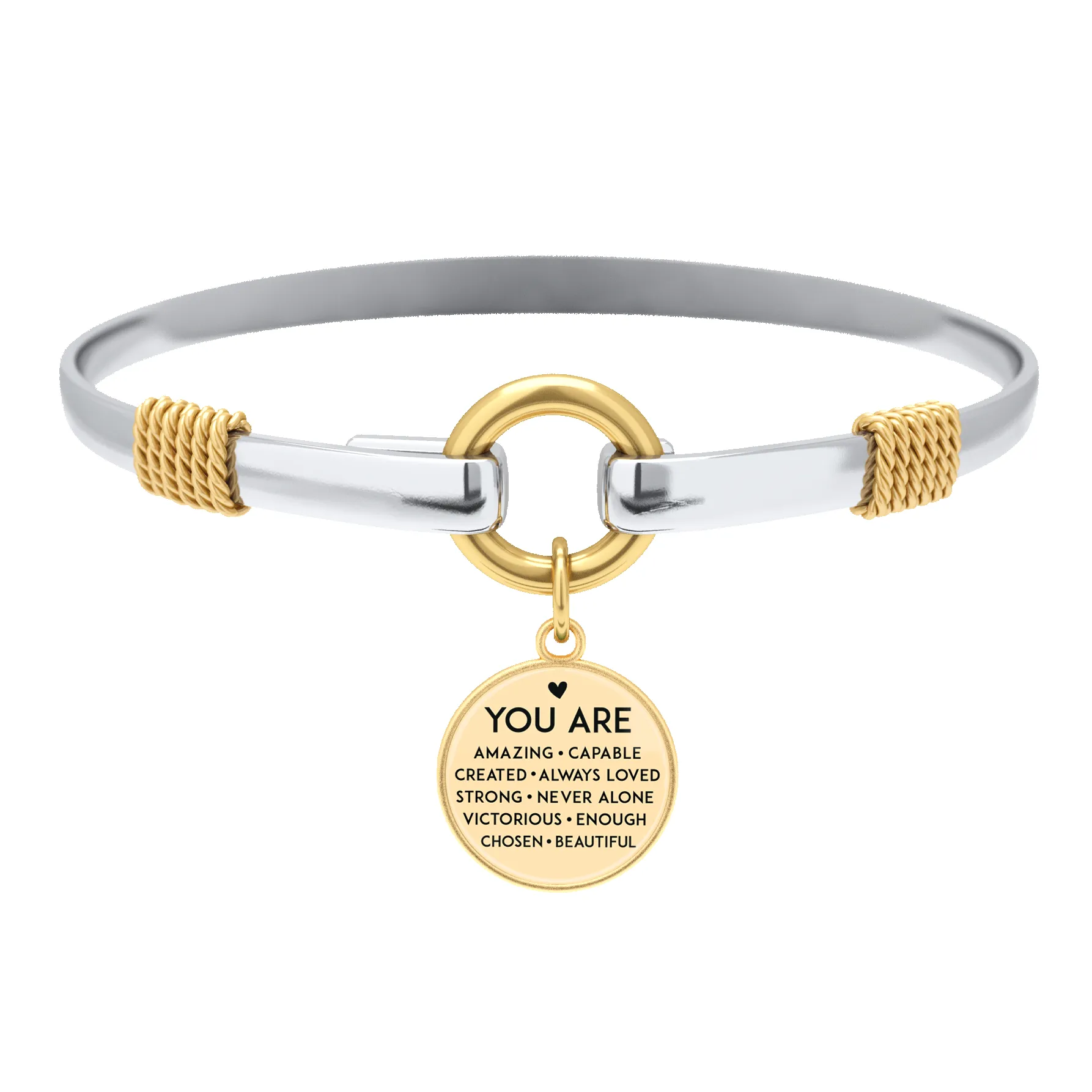 You Are Everything - Two-Tone Bracelet sold by Faithful and Co.