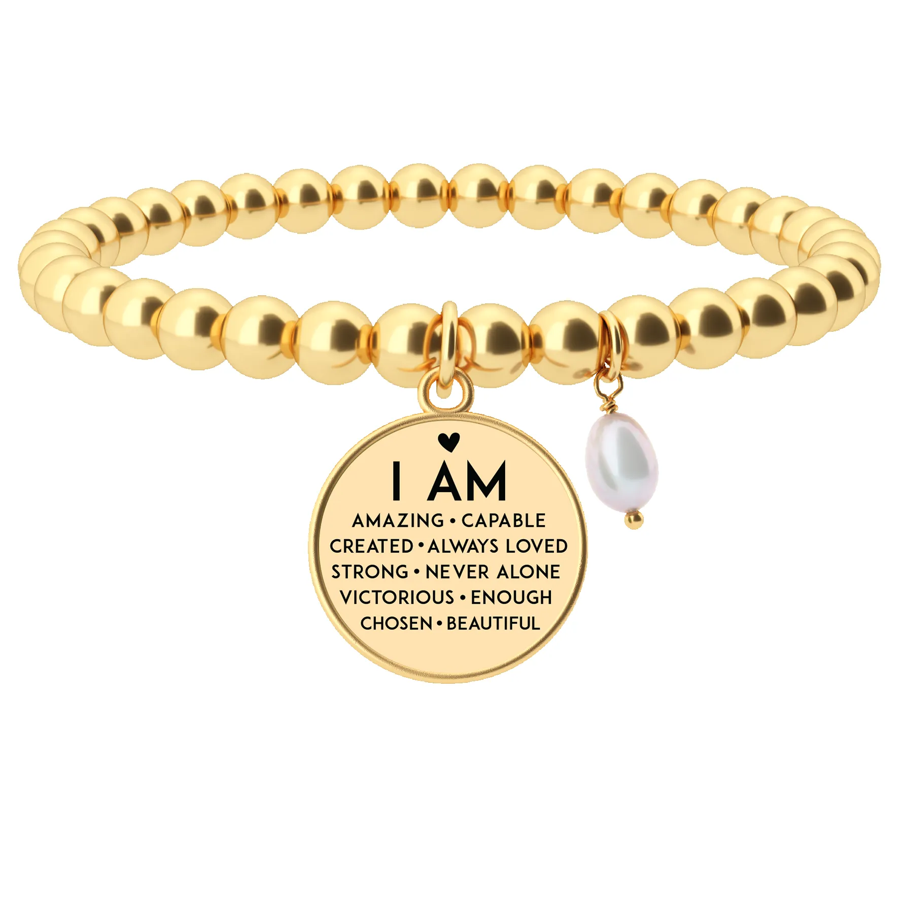 Free Gift - I Am Inspiration - Beaded Bracelet sold by Faithful and Co.