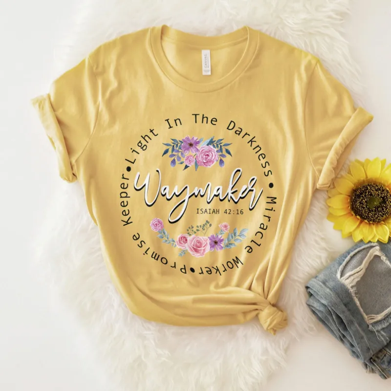 The Waymaker - Isaiah 42:16 Tee sold by Faithful and Co.