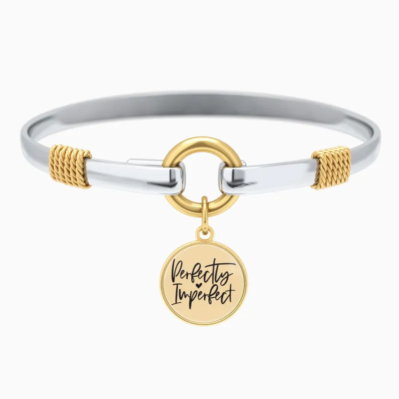 Perfectly Imperfect - Two-Tone Bracelet sold by Faithful and Co.