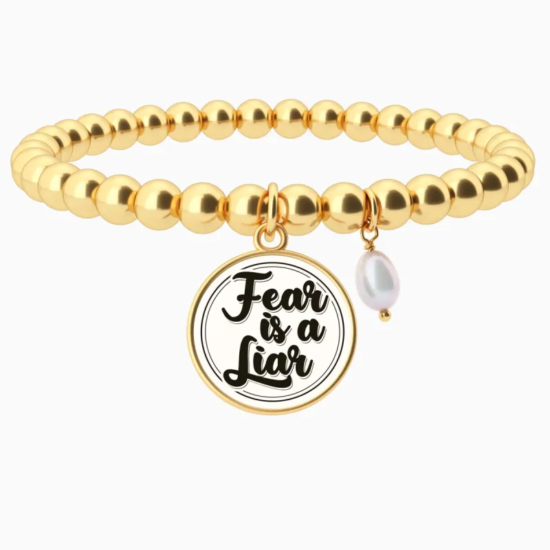 Fear Is A Liar - Beaded Bracelet sold by Faithful and Co.