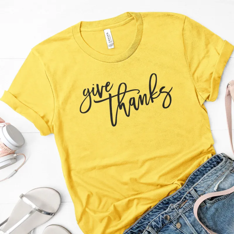 Give Thanks Tee sold by Faithful and Co.