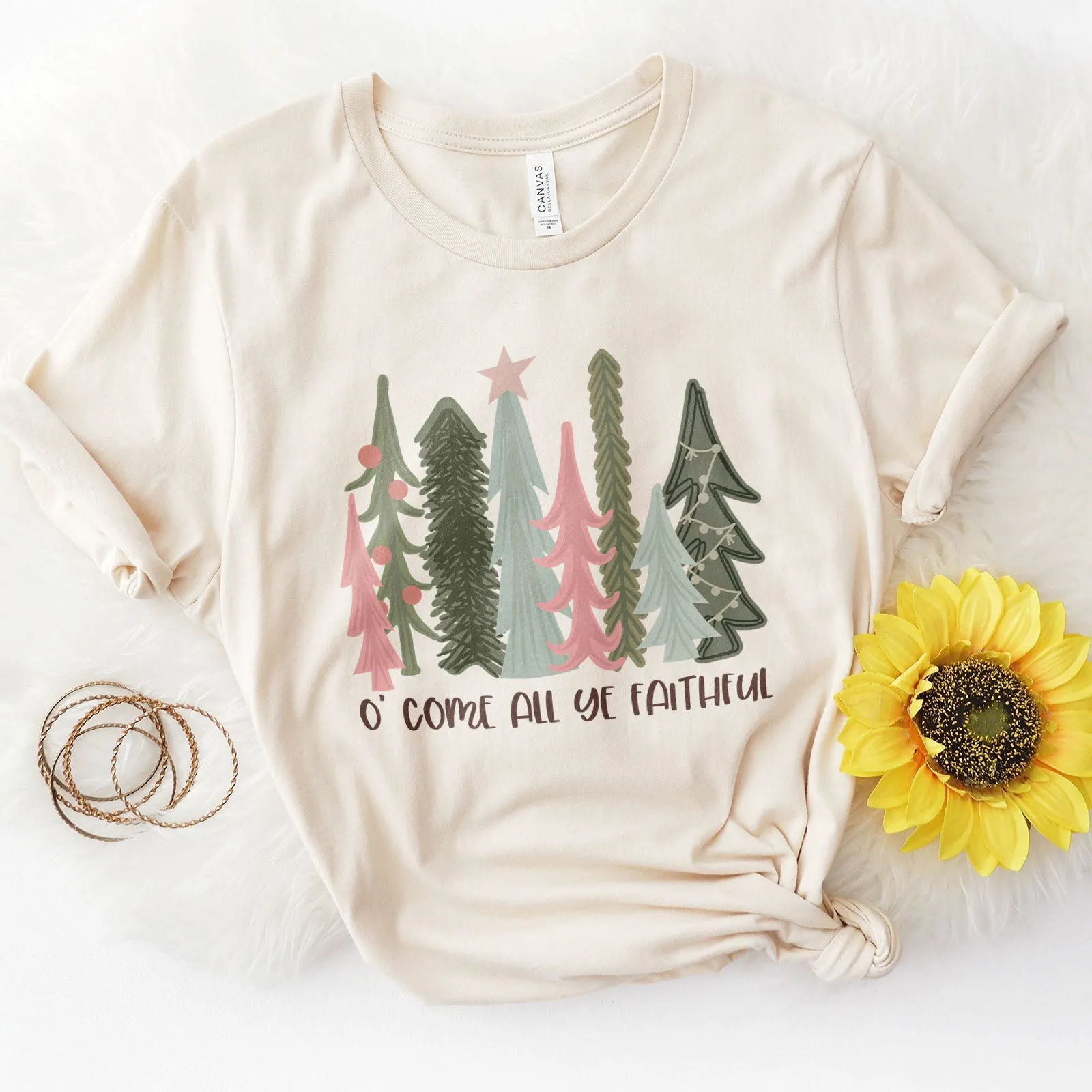 O Come All Ye Faithful Tee sold by Faithful and Co.