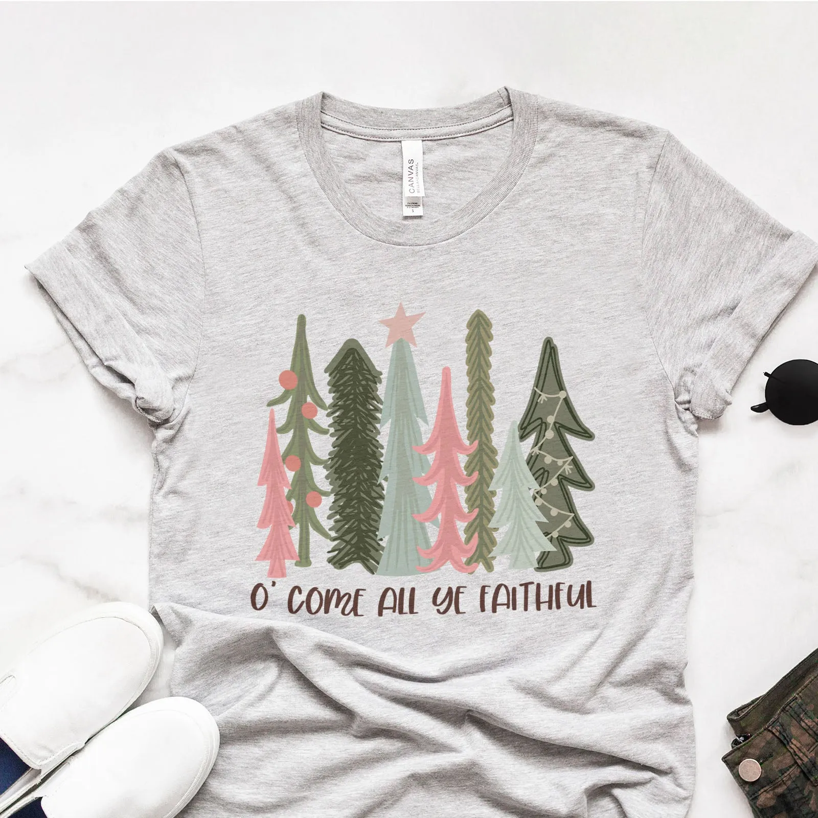 O Come All Ye Faithful Tee sold by Faithful and Co. product image thumbnail 5