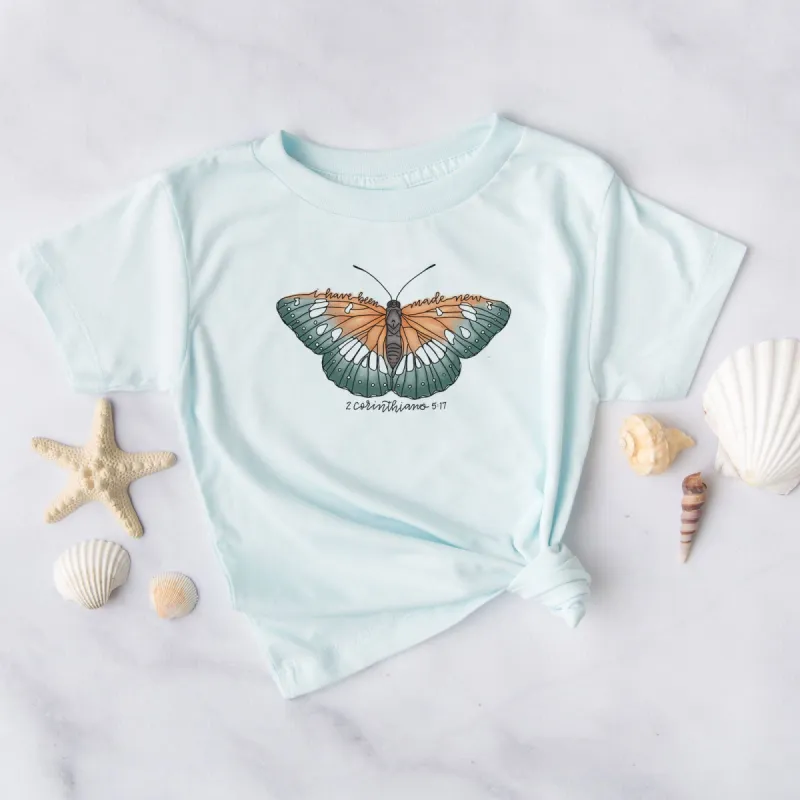 Made New Hand-Lettered Butterfly Tee sold by Faithful and Co.