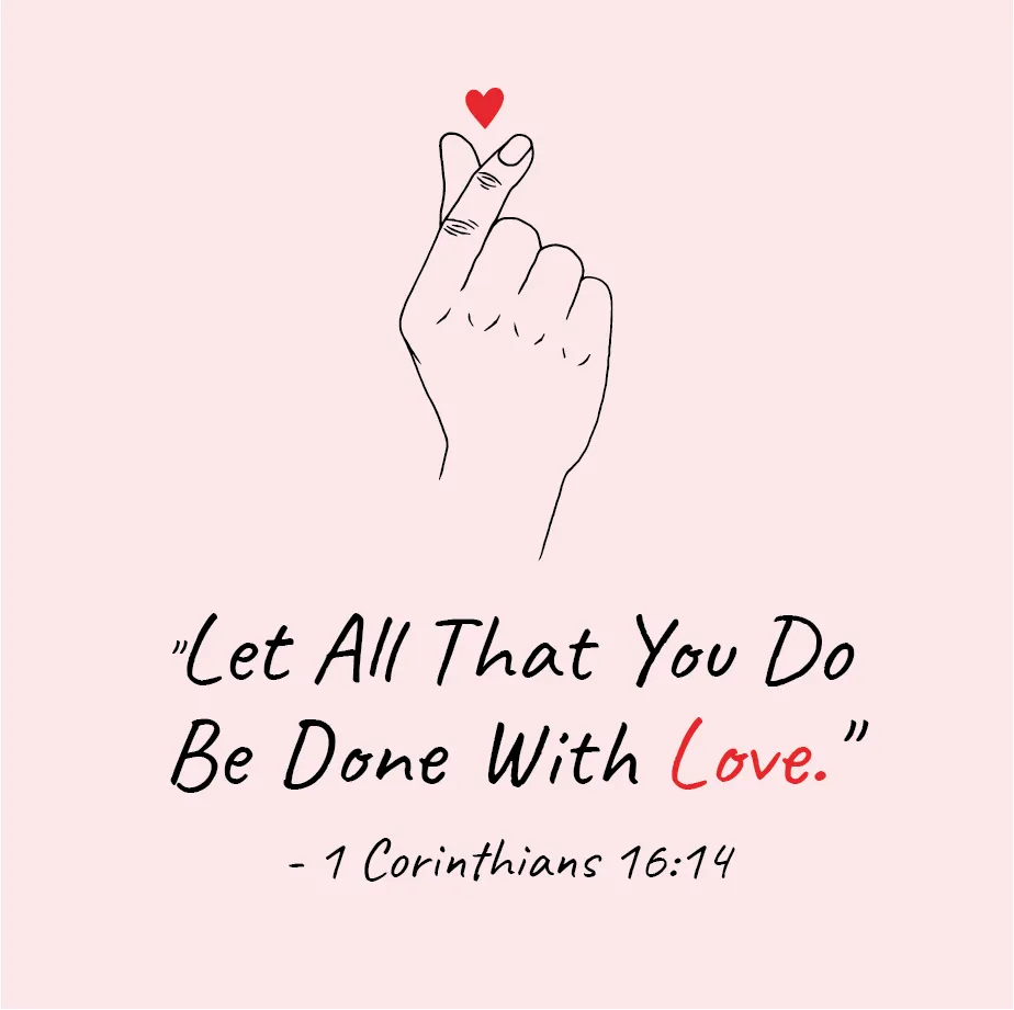 Let It Be Done In Love Ring - 1 Corinthians 16:14 sold by Faithful and Co. product image thumbnail 4