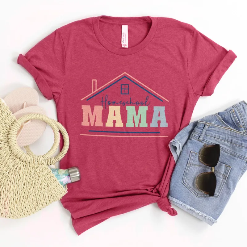 Homeschool Mama House Tee sold by Faithful and Co.