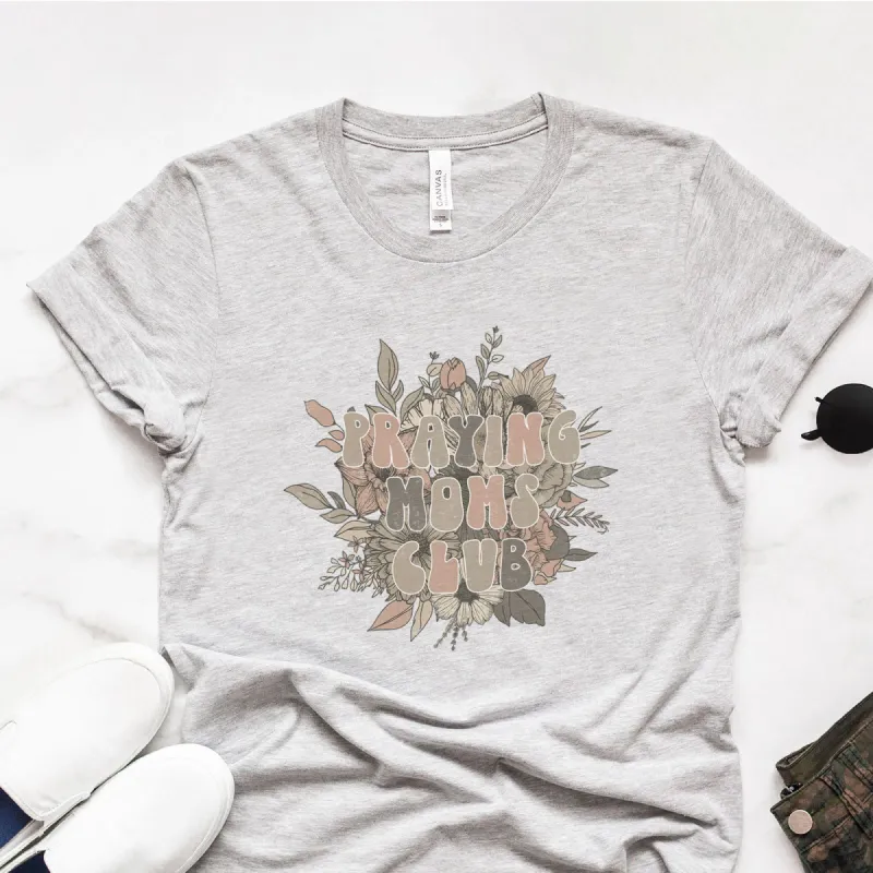 Vintage Praying Moms Club Tee sold by Faithful and Co.
