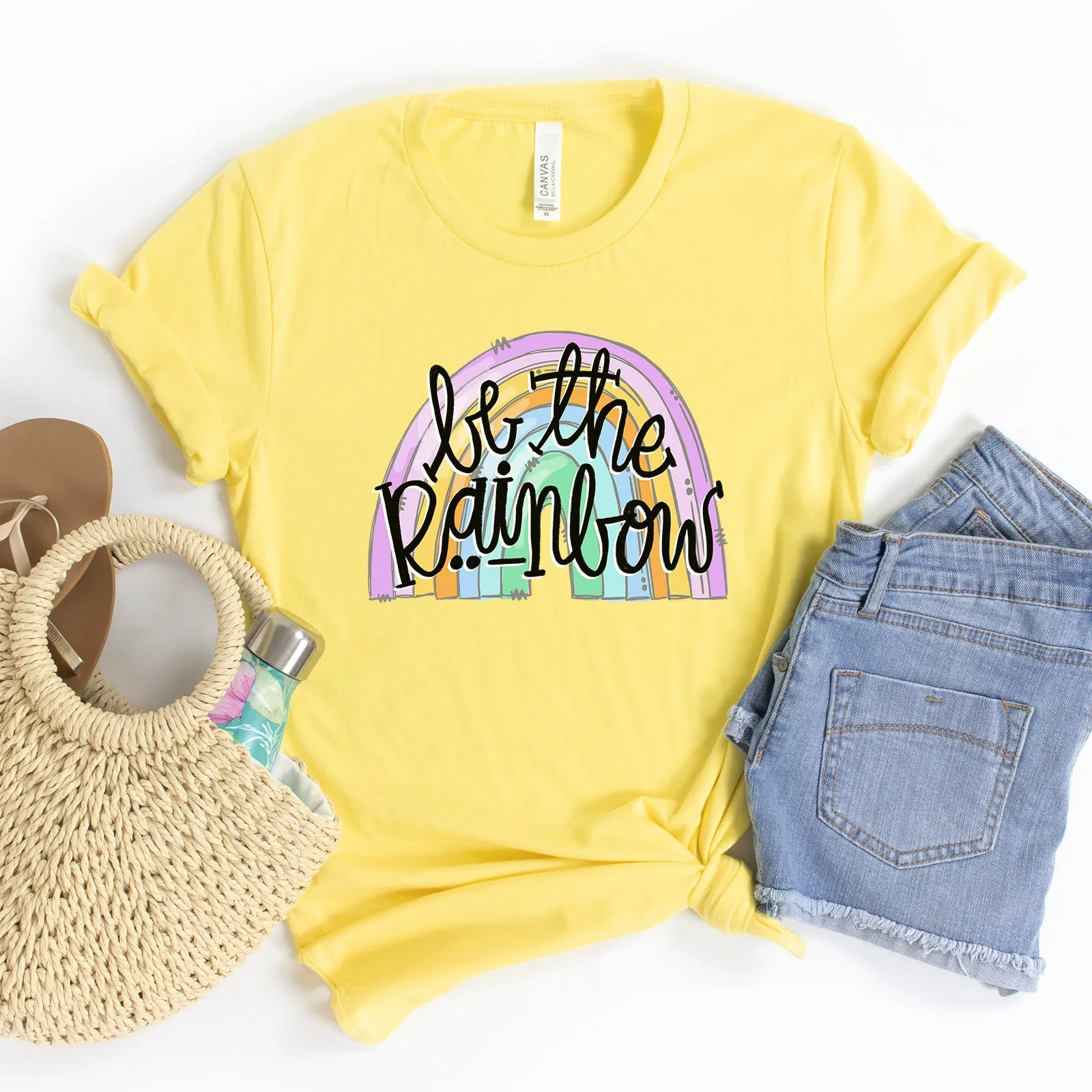 Be The Rainbow Tee sold by Faithful and Co. product image thumbnail 4