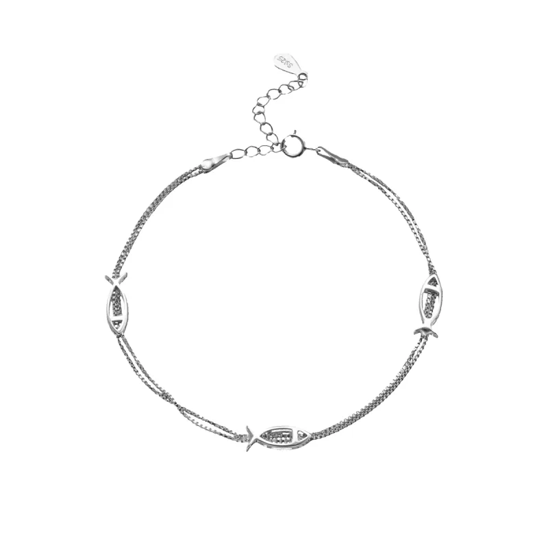 Three Fish Bracelet sold by Faithful and Co.