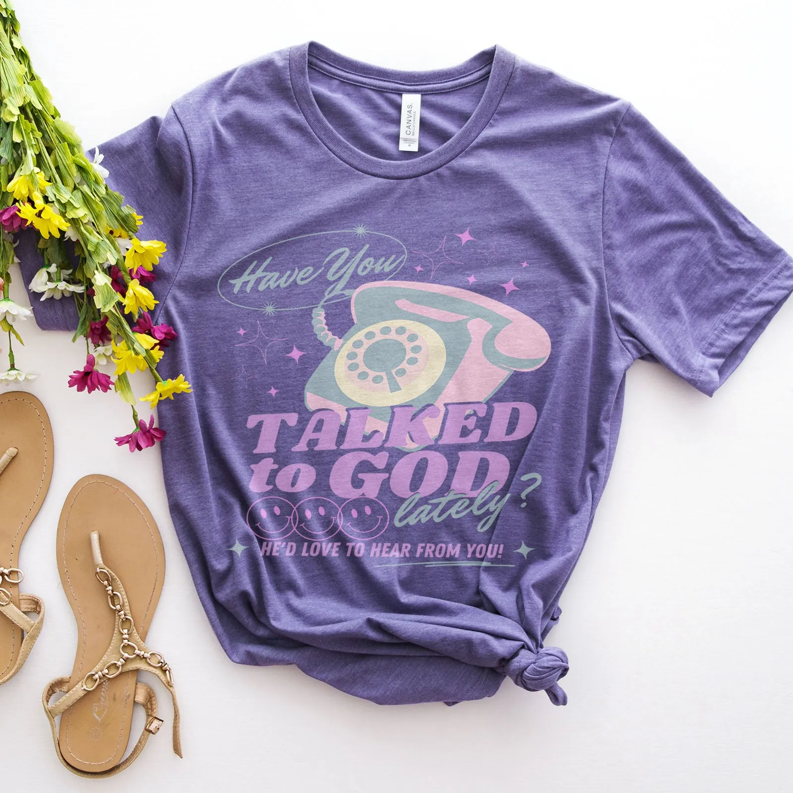 Have You Talked To God Lately? Tee sold by Faithful and Co. product image thumbnail 2