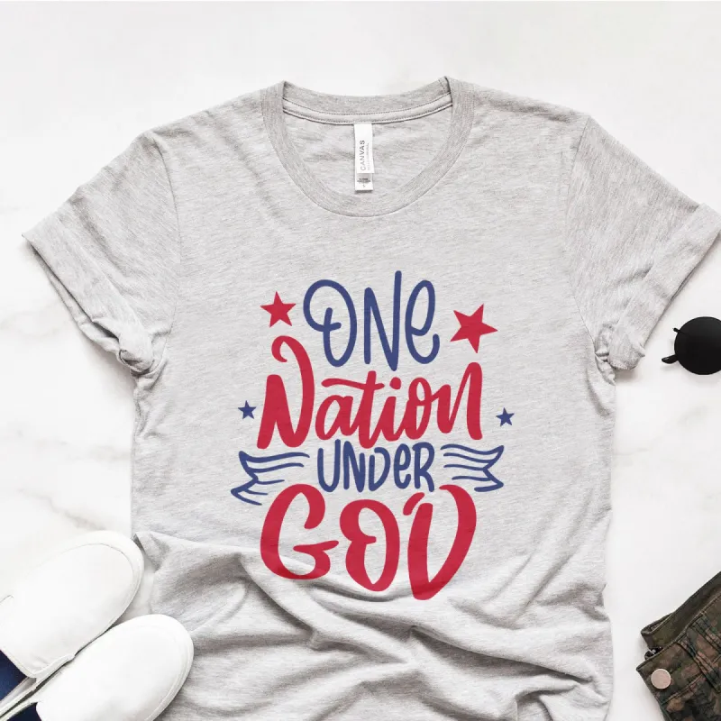 One Nation Under God - Fourth of July Tee sold by Faithful and Co.