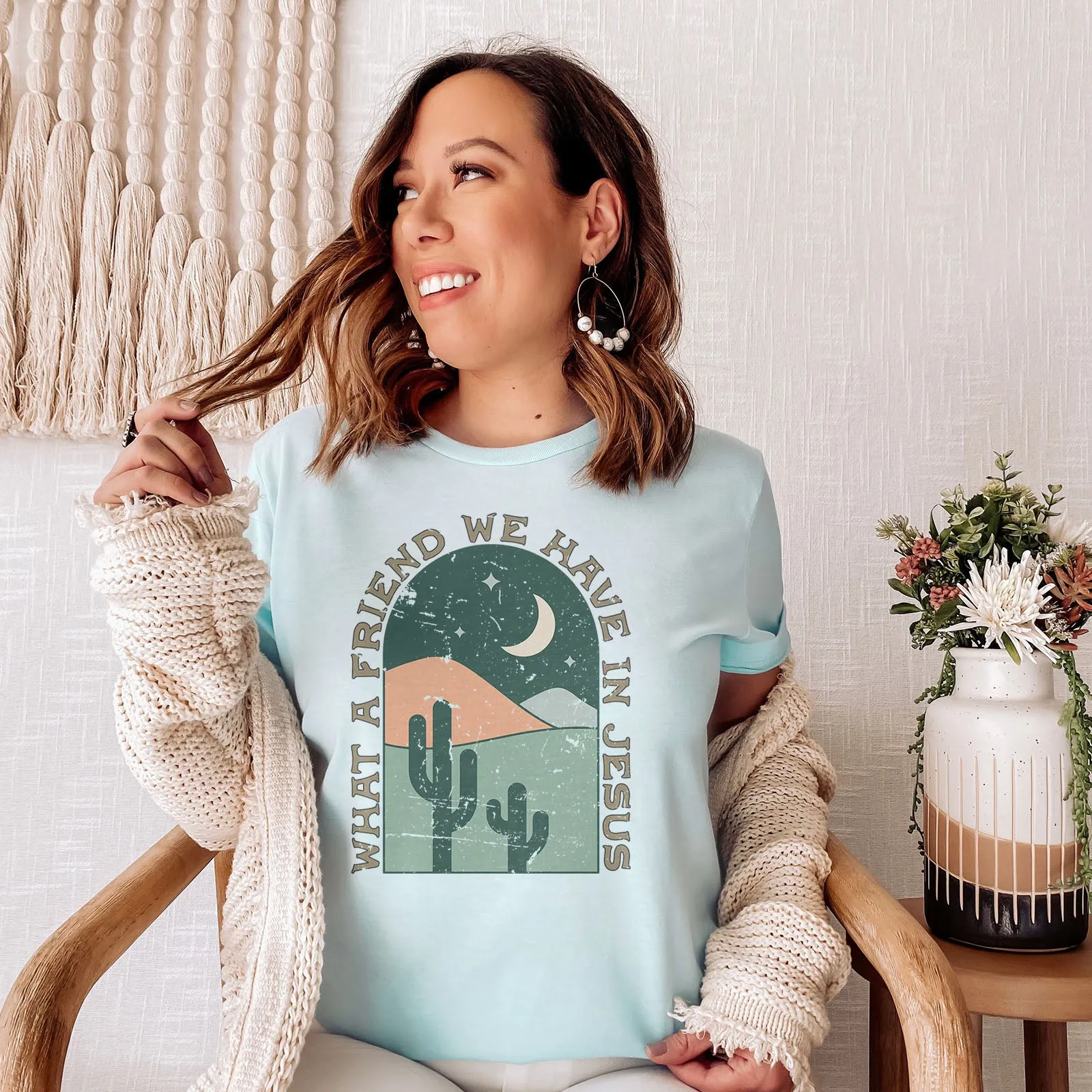 What a Friend we have in Jesus Tee sold by Faithful and Co. product image thumbnail 4