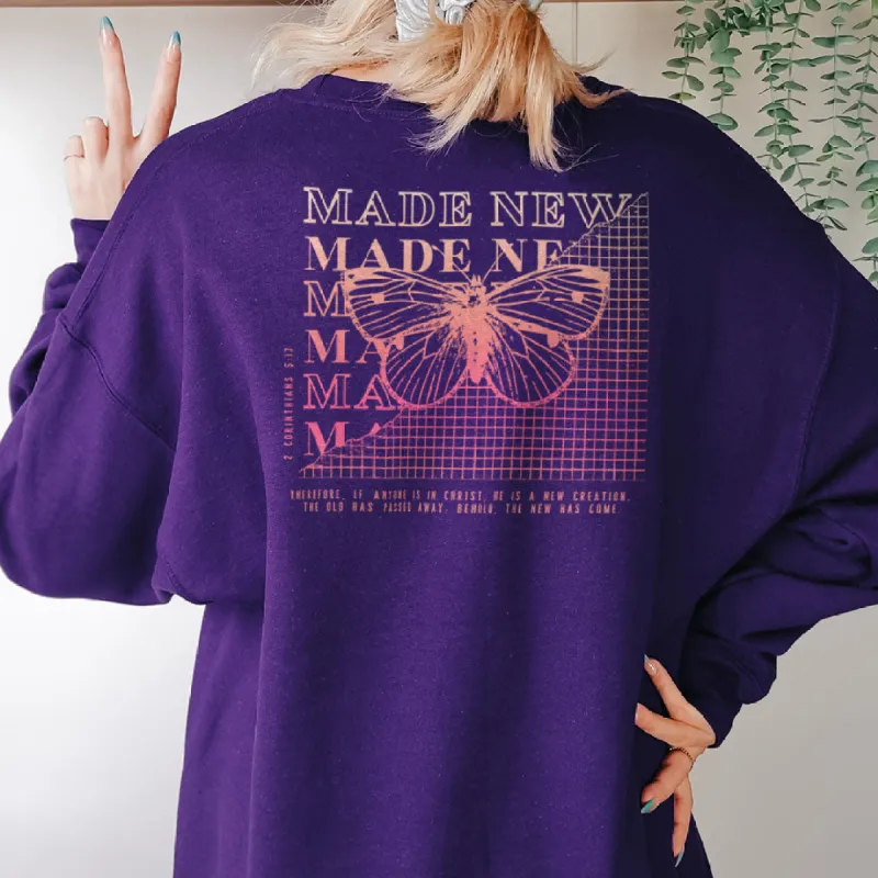 Made New Boho Butterfly Back Print Sweatshirt sold by Faithful and Co.