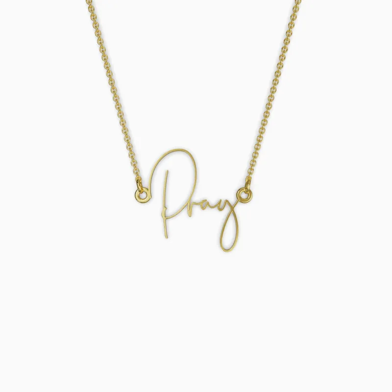 Pray Intention Necklace sold by Faithful and Co.