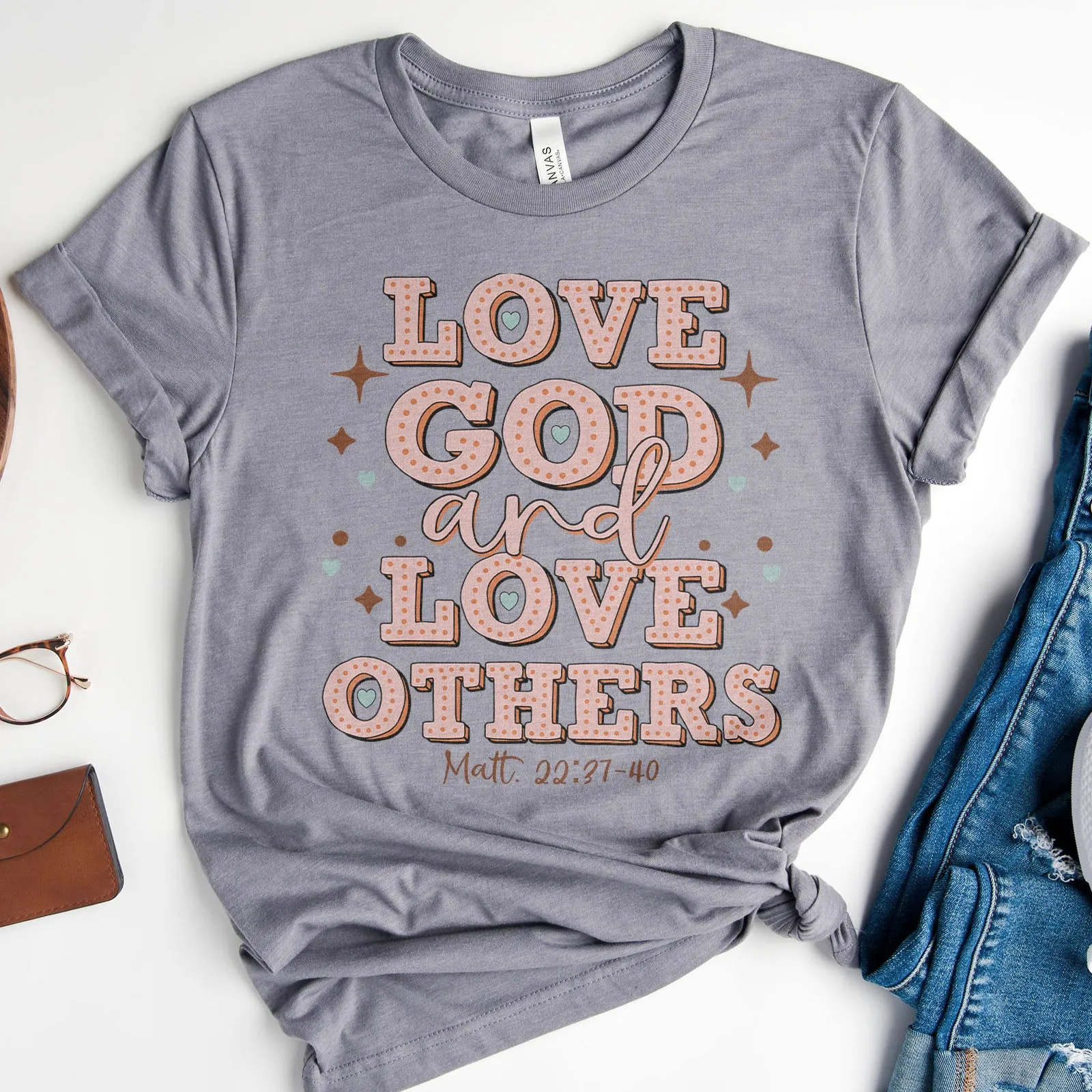 Love God Love Others Vintage Tee sold by Faithful and Co.