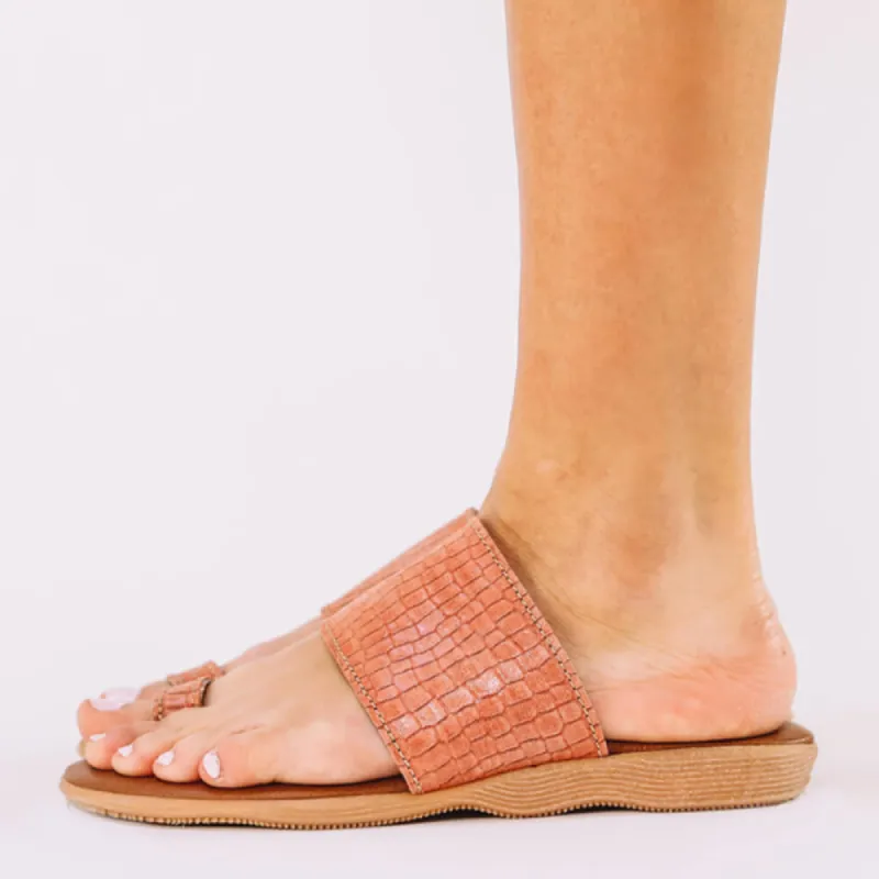 Band and Deliver - Salmon / Croc sold by Famolare