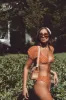 Orange Polka Dot Bikini Bottoms sold by Floralkini