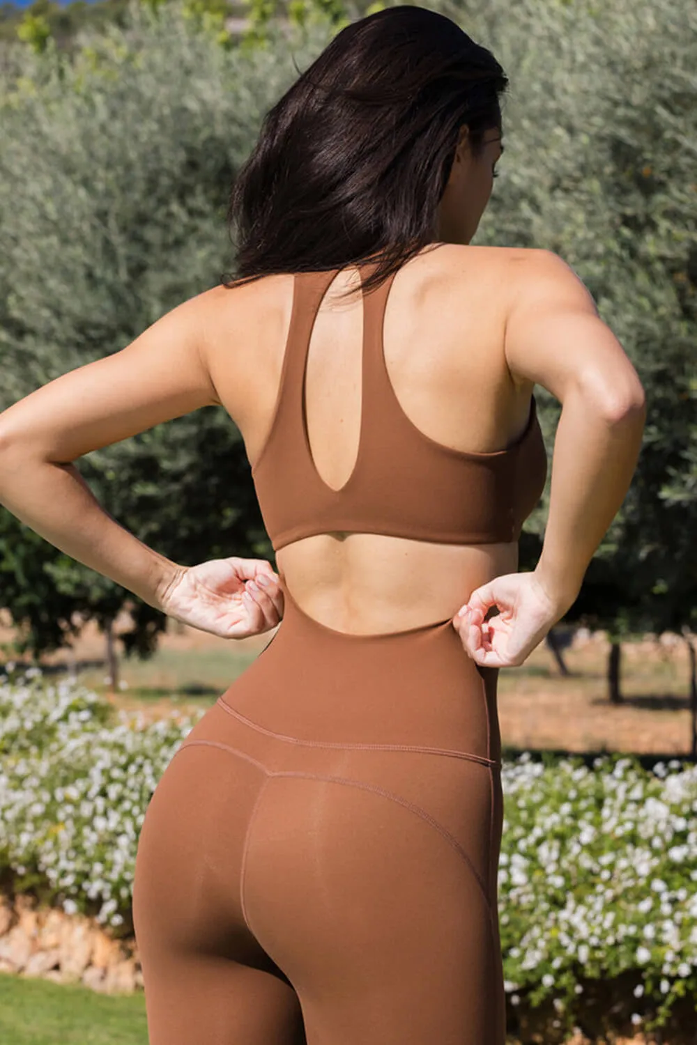 Twist-Front Plunge Bra - Sage sold by Floralkini product image thumbnail 2