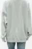 New York' Pullover Oversized Sweatshirt - Sage Green/White sold by Floralkini