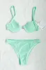 Mint Rib High Waisted Bikini Bottom sold by Floralkini