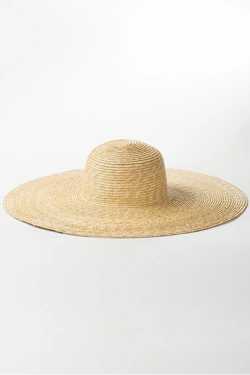 Wheat Straw Dome Crown Sun Hat sold by Floralkini