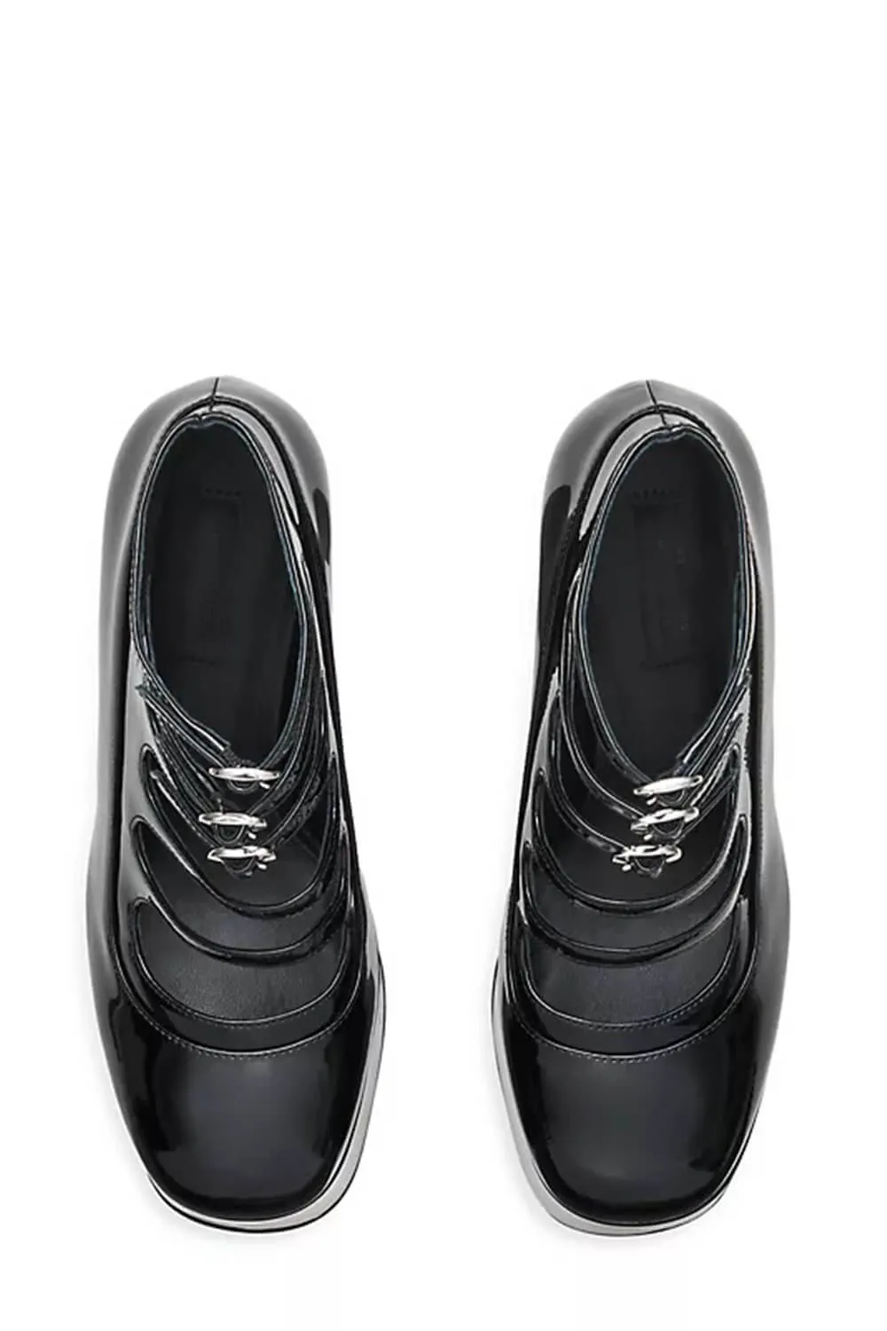 Faux Leather Multi Strap Fastened Up Platform Ankle Boots - Black sold by Floralkini product image thumbnail 3