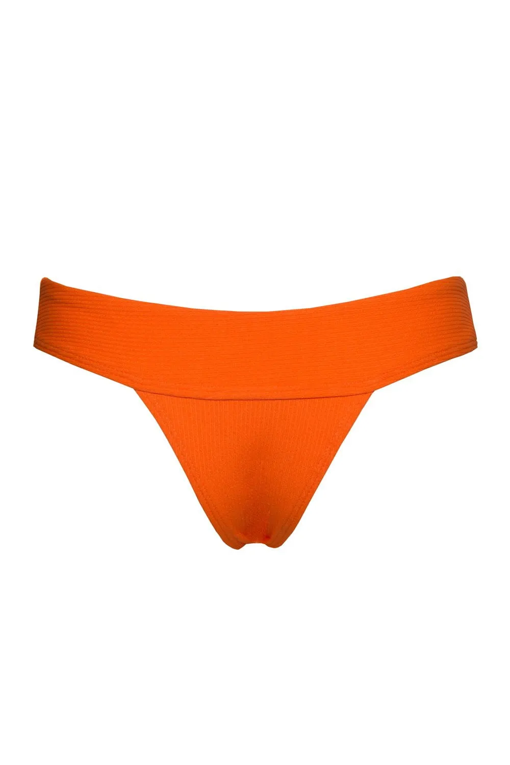 Orange Ribbed Bikini Bottoms sold by Floralkini product image thumbnail 4