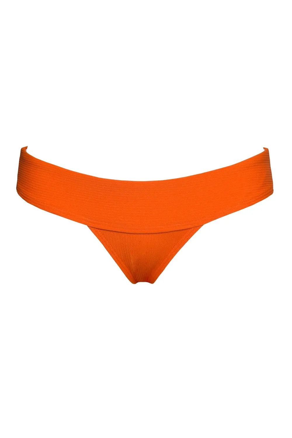 Orange Ribbed Bikini Bottoms sold by Floralkini product image thumbnail 3