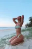 Green Polka Dot High Cut Bikini Bottom sold by Floralkini