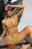 Tiger Print High Rise Bikini Bottoms sold by Floralkini