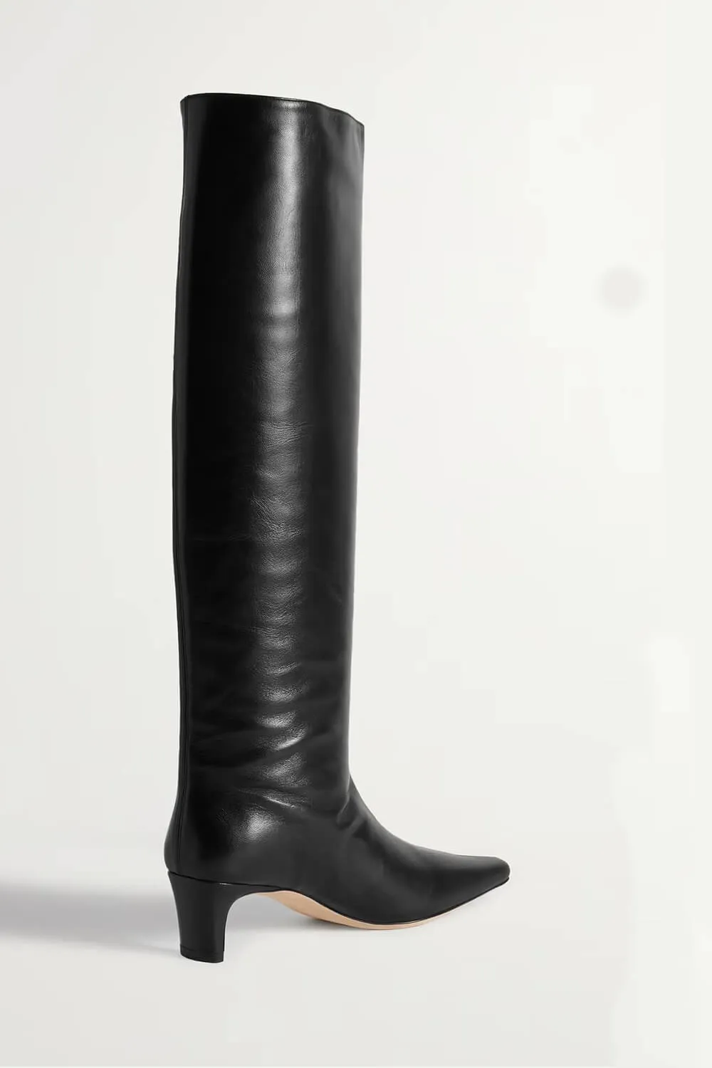 Faux Leather Pointed Toe Knee-High Boots sold by Floralkini product image thumbnail 5