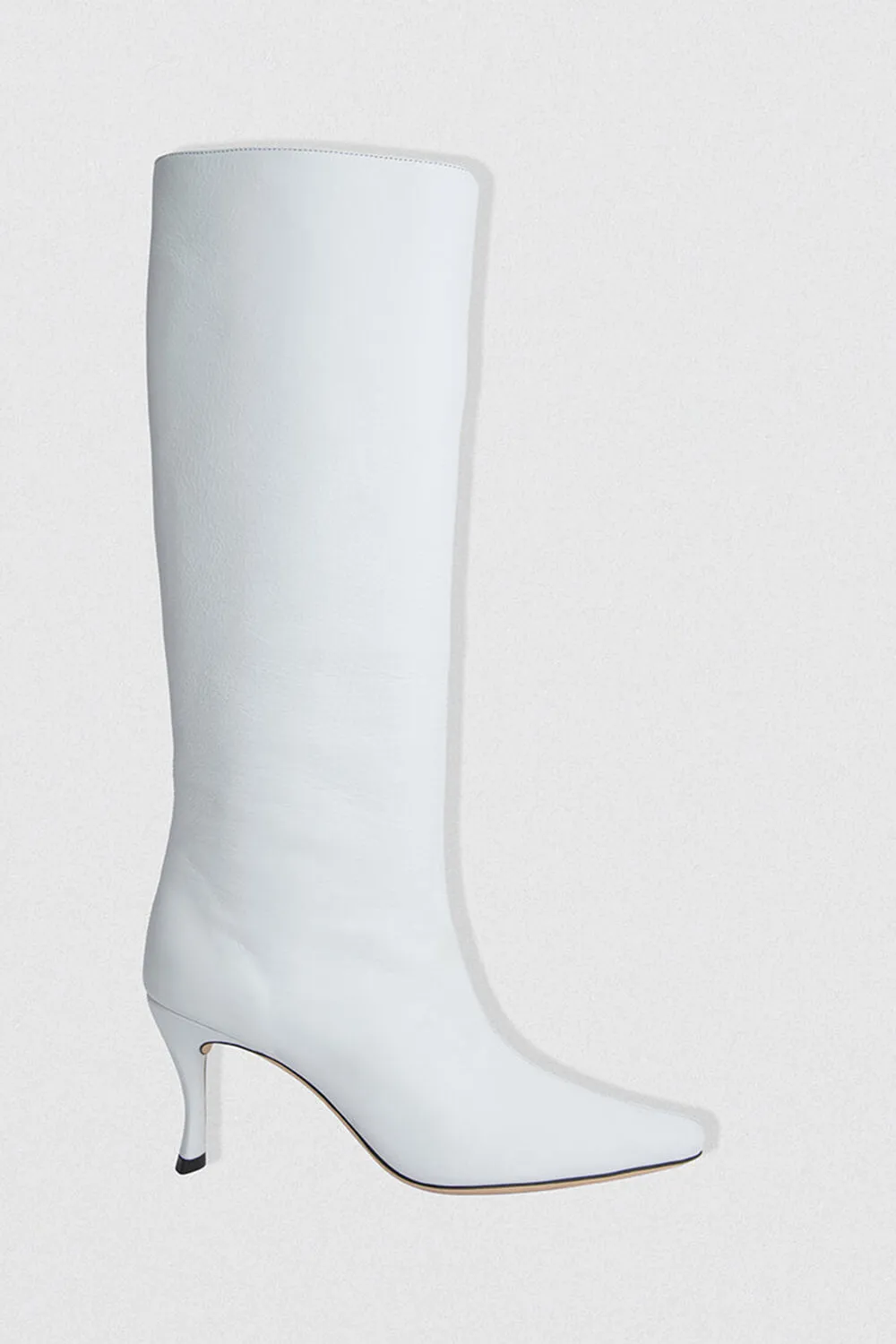 Faux Leather Pointed Toe Wide Calf Knee-High Boots sold by Floralkini product image thumbnail 2