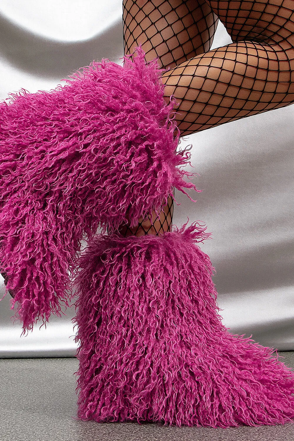 Faux Fur Mid Calf Bootie sold by Floralkini product image thumbnail 3