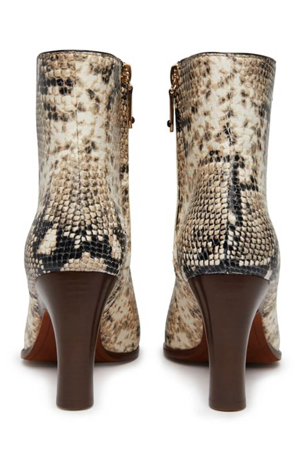 Snakeskin Faux Leather Ankle Boots sold by Floralkini product image thumbnail 5