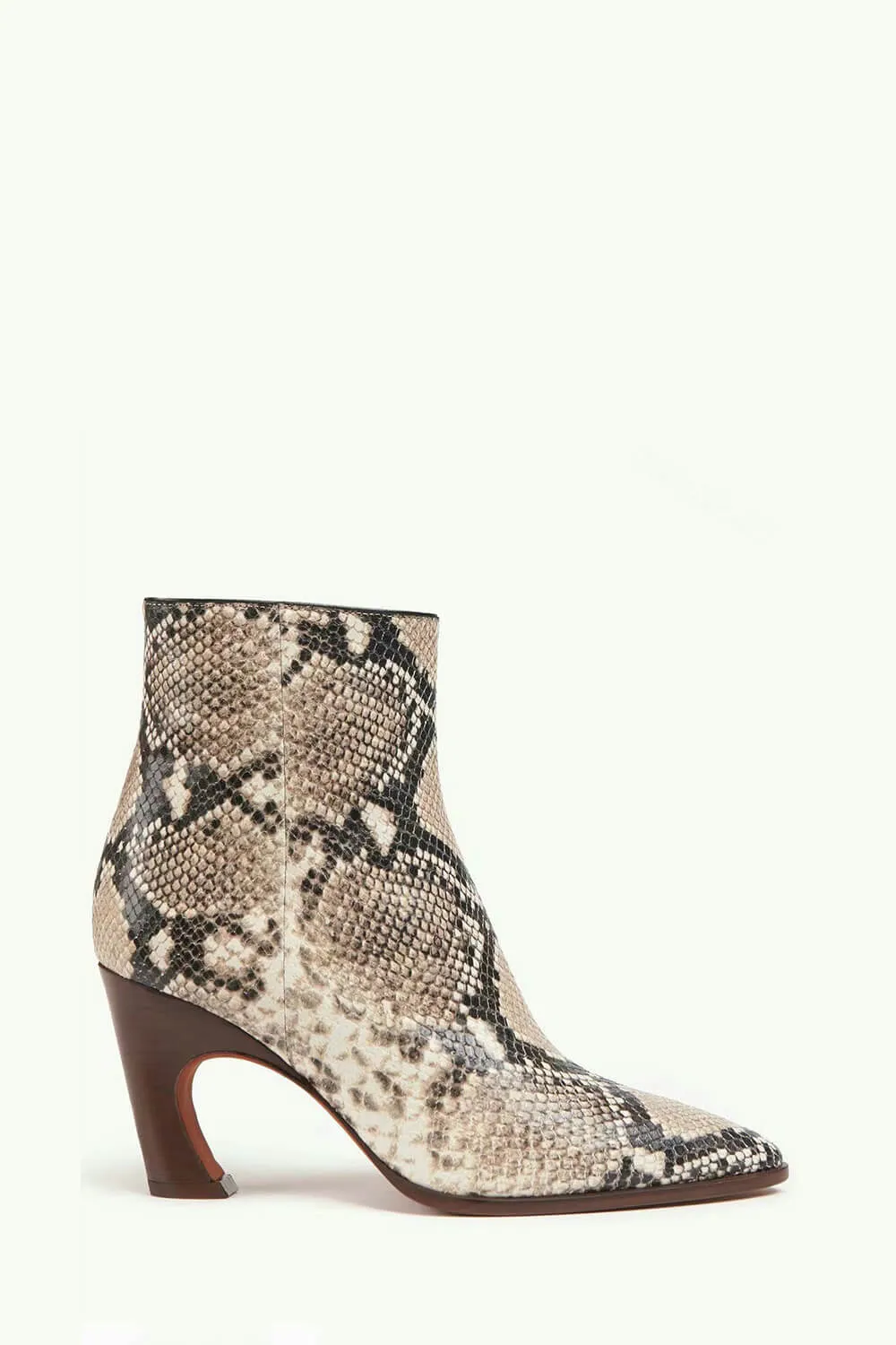 Snakeskin Faux Leather Ankle Boots sold by Floralkini product image thumbnail 2