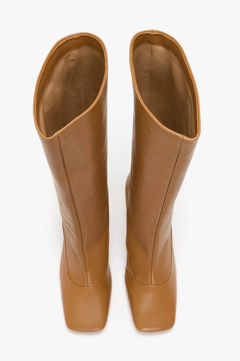 Square Toe Chain Heel Knee High Boots sold by Floralkini product image thumbnail 4