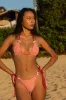 Gingham Print Triangle Halter Tie Side Bikini Set sold by Floralkini