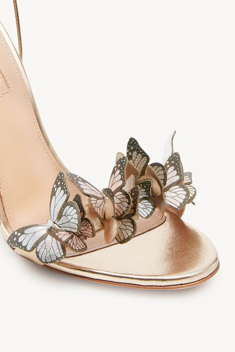 Multicolored Butterfly Around The Ankle Coil Stiletto Sandals sold by Floralkini product image thumbnail 5