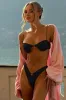 Underwire Ruched Bikini Set With Ring Details sold by Floralkini