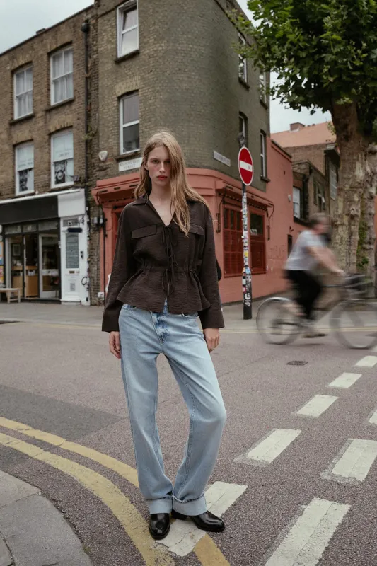 Faux Leather Rould Toe Western Ankle Boots sold by Floralkini